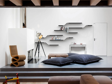 SET 2 - Powder coated steel wall shelf by VIDAME EDITIONS - view 3
